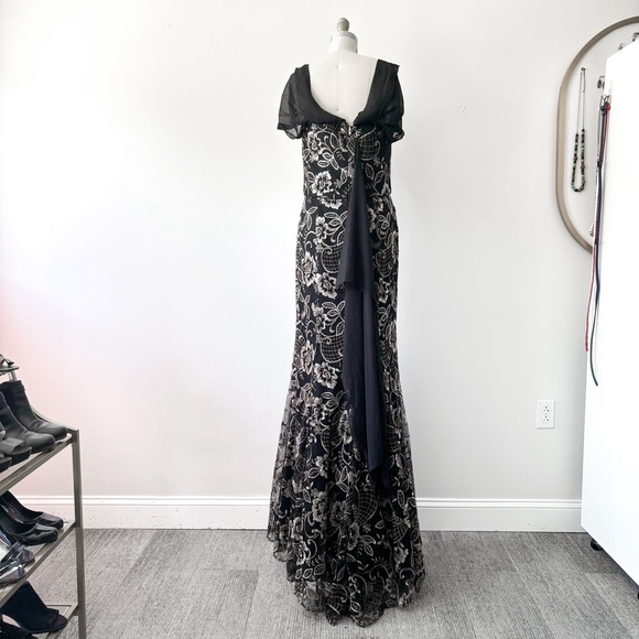 LAST CHANCE Montage by Mon Cheri • Lace and Sequin Detail Gown - Picture 6 of 9